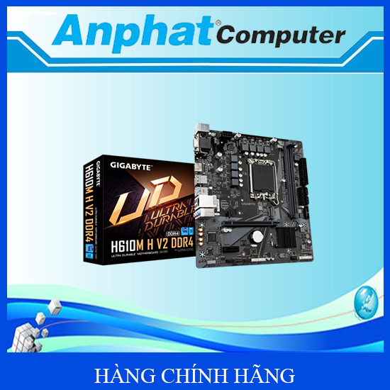 Mainboard Gigabyte H610M H V2 DDR4 (Bulk) Socket LGA1700  - Hàng Chính Hãng
