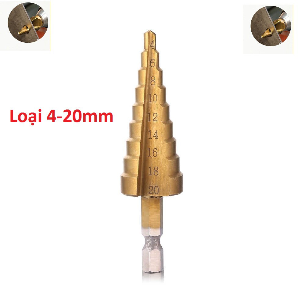 Mũi khoan tháp,mũi khoan tạo lỗ 4_12,4_20,4_32