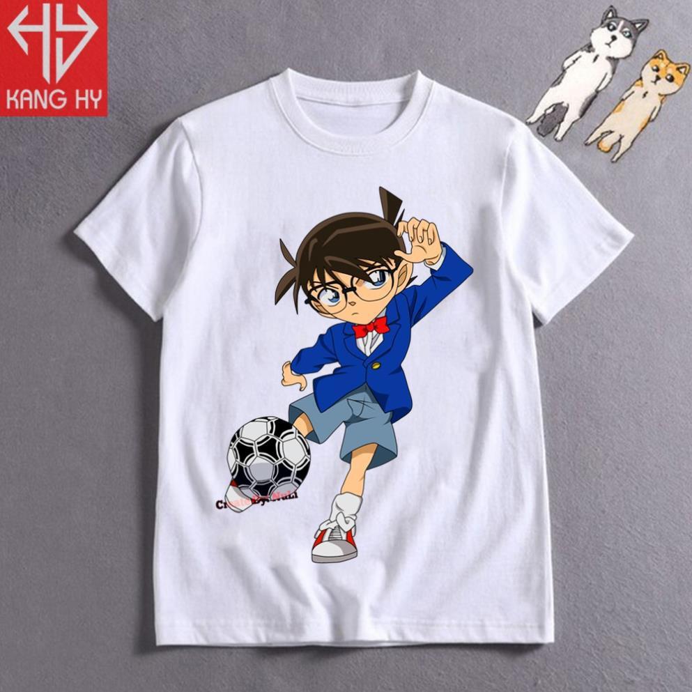 RẺ VÔ ĐỊCH- 4 mẫu áo thun in hình conan in tại shop Vải Cotton 4 chiều F120