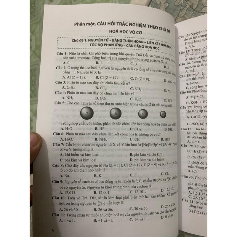 Sách - Ôn luyện trắc nghiệm thi THPT năm 2024 môn hoá học