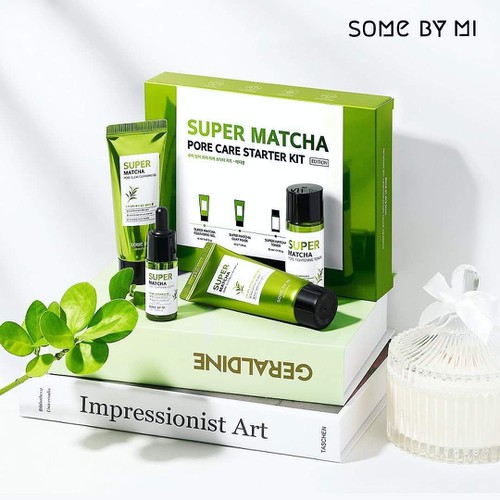 Bộ Kit Se Khít Lỗ Chân Lông Some By Mi Super Matcha Pore Care Starter Kit - Edition