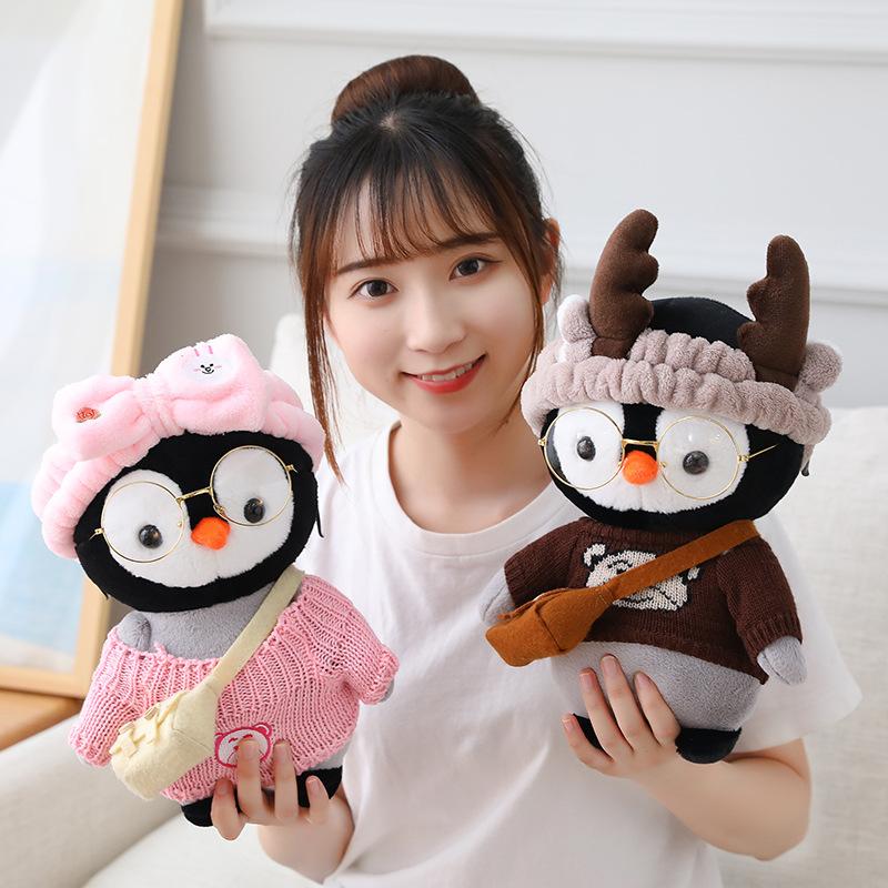 30Cm Hoạt Hình Dễ Thương Chim Cánh Cụt Cosplay Đầm Sang Trọng Đồ Chơi Nhồi Bông Đáng Yêu Động Vật Búp Bê Mềm Gối Cho Bé Dành Cho Trẻ Em Bé Gái quà Tặng Sinh Nhật