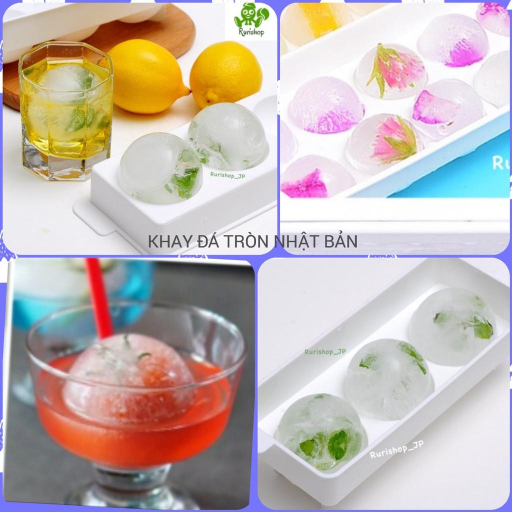 Khay Đá, Khuôn Đá, Khuôn Làm Thạch Vỉ 33 Viên Dang Tròn Có Nắp Đậy An Toàn