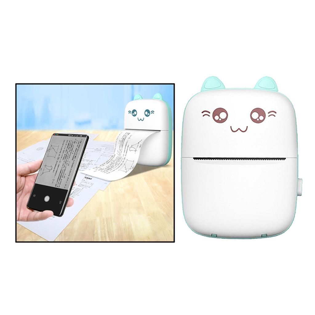 5x Thermal Paper Receipt Rolls Portable Porket Mini Thermal Printer Bluetooth