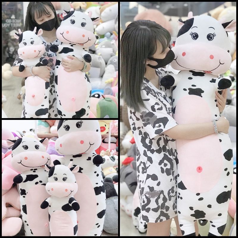 GẤU BÔNG BÒ SỮA 3D KHỔNG LỒ