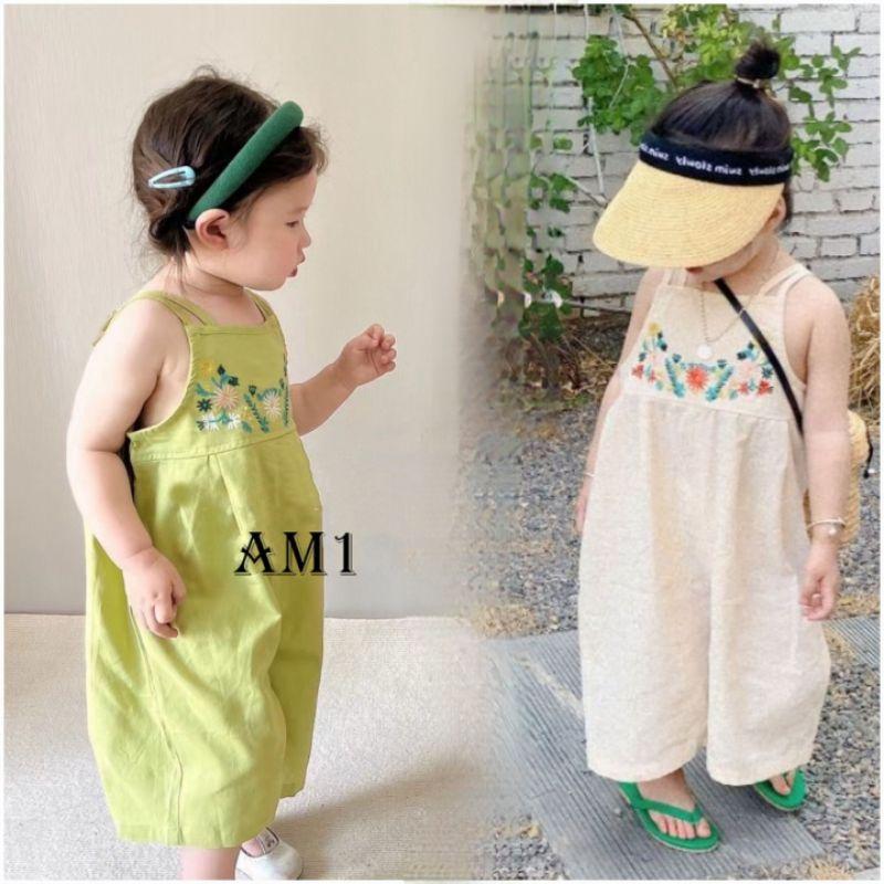 (8-20kg) Bộ yếm 2 dây cho bé gái TB63 Bộ Jumpsuit cho bé gái