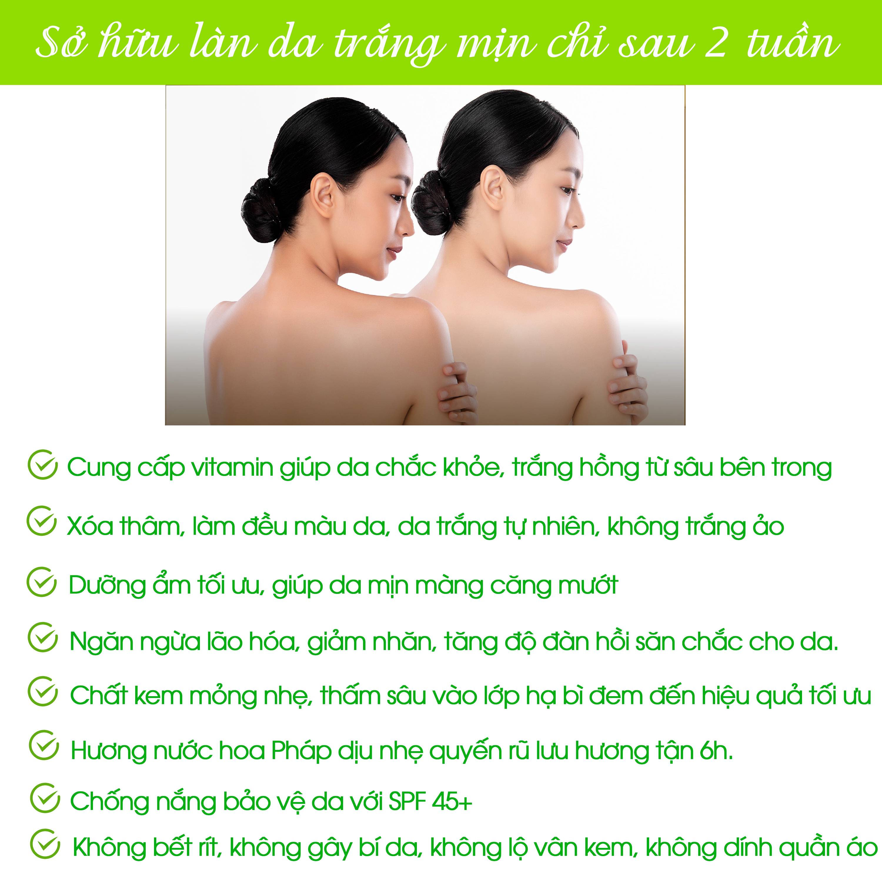 Combo 3 Hộp Kem Body Kén Tằm Collagen NDK trắng da toàn thân sau 2 tuần