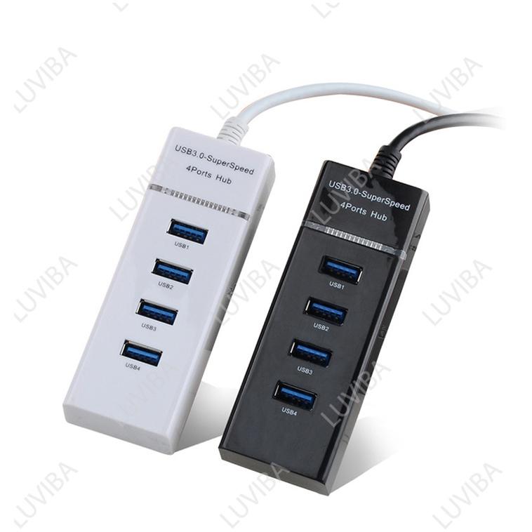 Hub usb 3.0 bộ chia cổng usb 4 port 4 cổng máy tính laptop