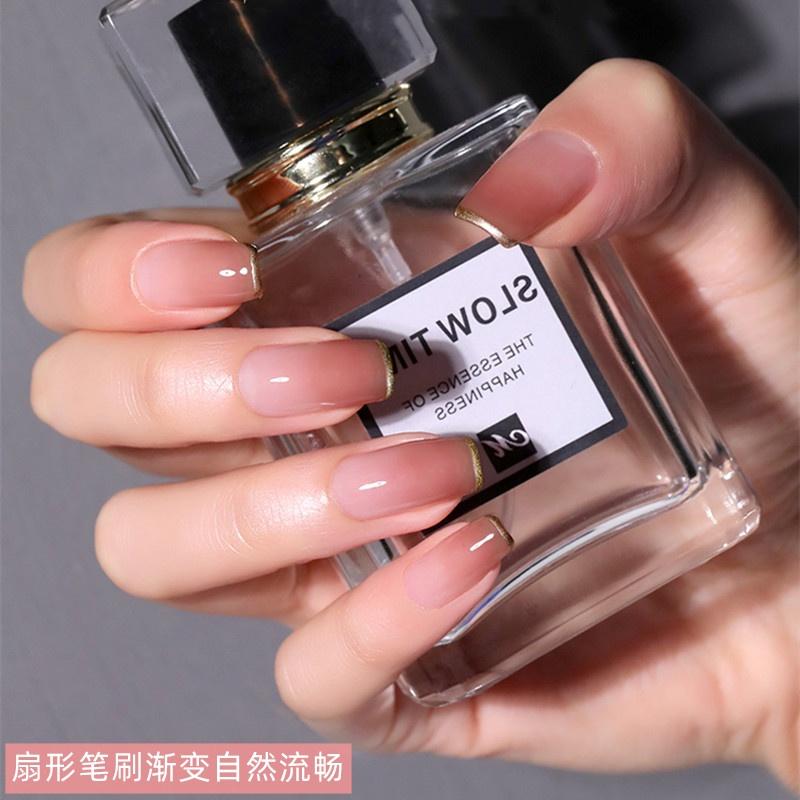 Cọ Quạt Xòe Rắc Kim Tuyến | Tạo Omber