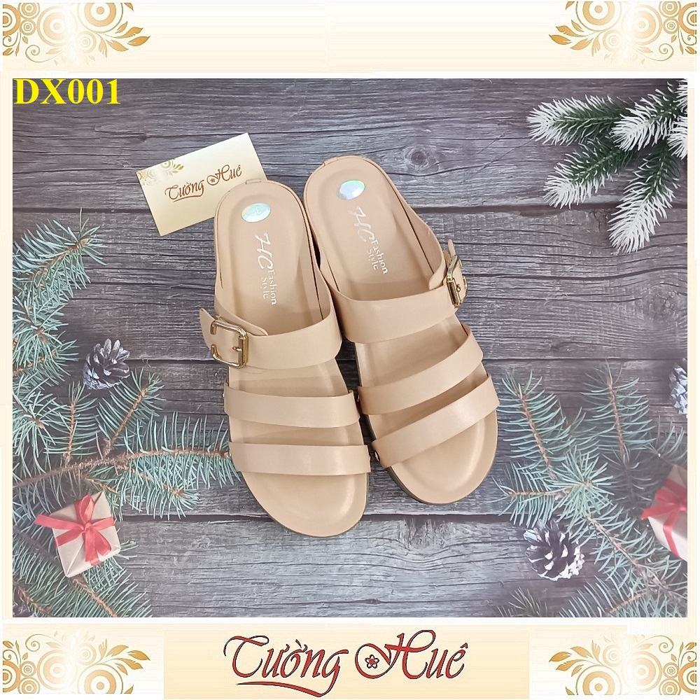 Dép Nữ Quai Ngang Đế Xuồng Cao 5CM - DX001