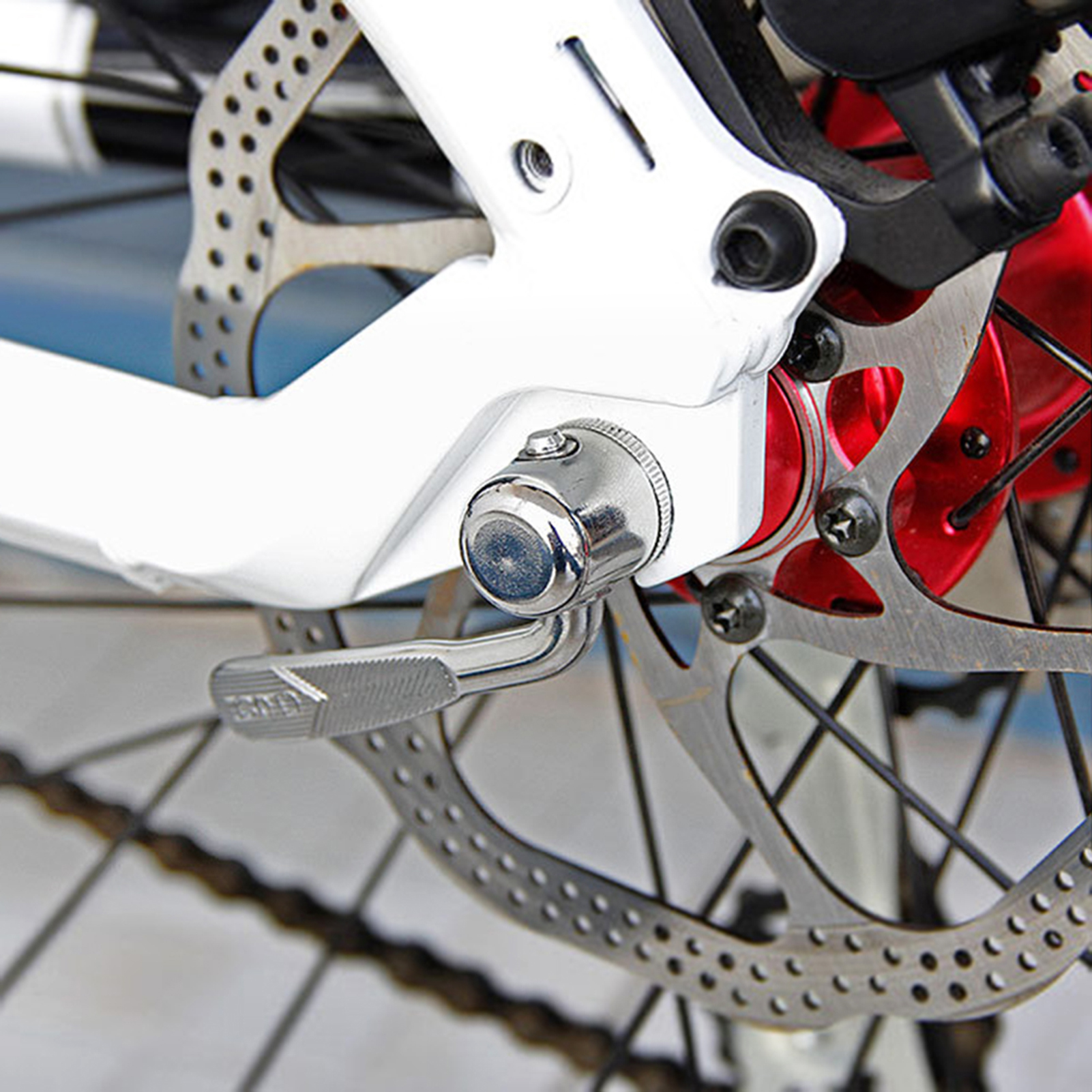 Bộ Phận Giữ Nâng Bánh Trước Và Xiên Trục Bánh Sau Bàn Chải Dây Sên Xe Đạp Leo Núi