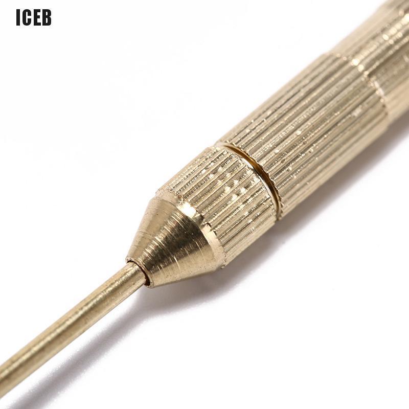 iceb 5pcs easy carry outdoor camping brass toothpick multi-functional ear tool
