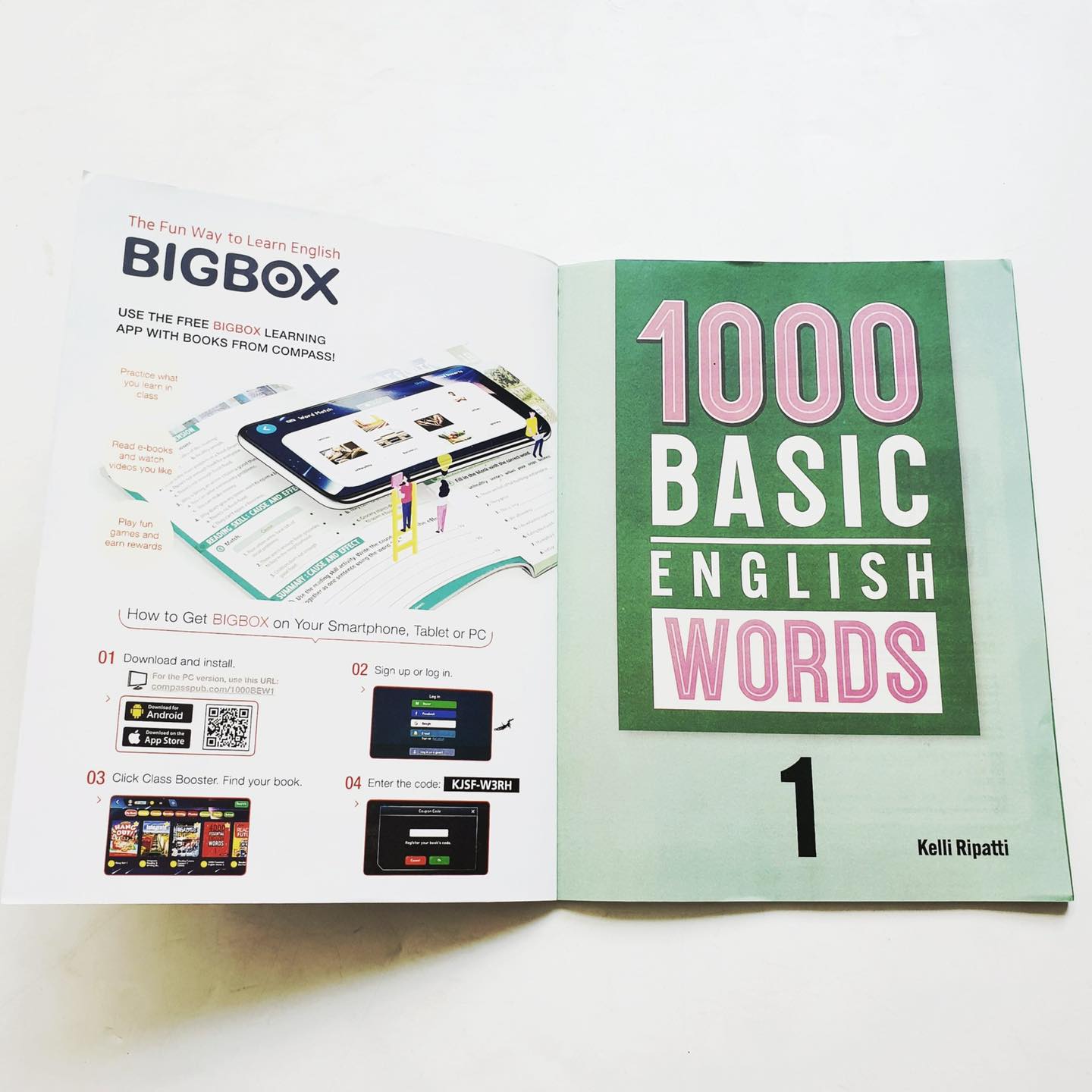 1000 Basic English Words + File Nghe | 4 Books | Bản Nhập Khẩu