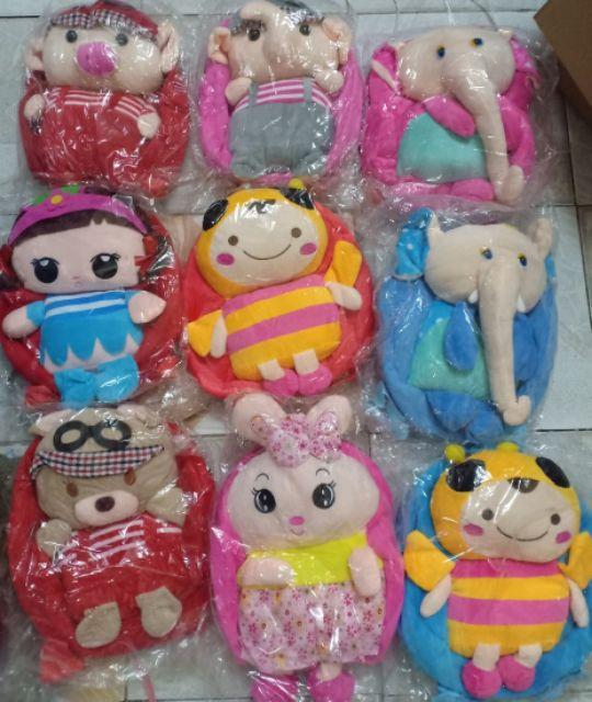 Balo nhung hình thú 3D