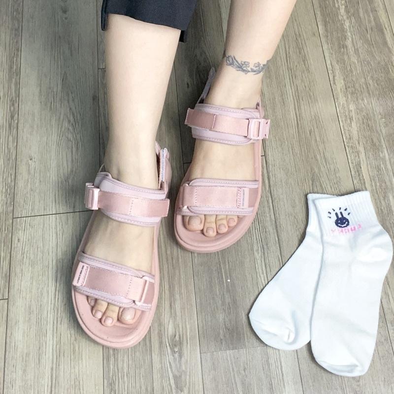 Giày Sandal Nữ Quai Ngang Thời Trang YANKI Sport YK278 - Hồng