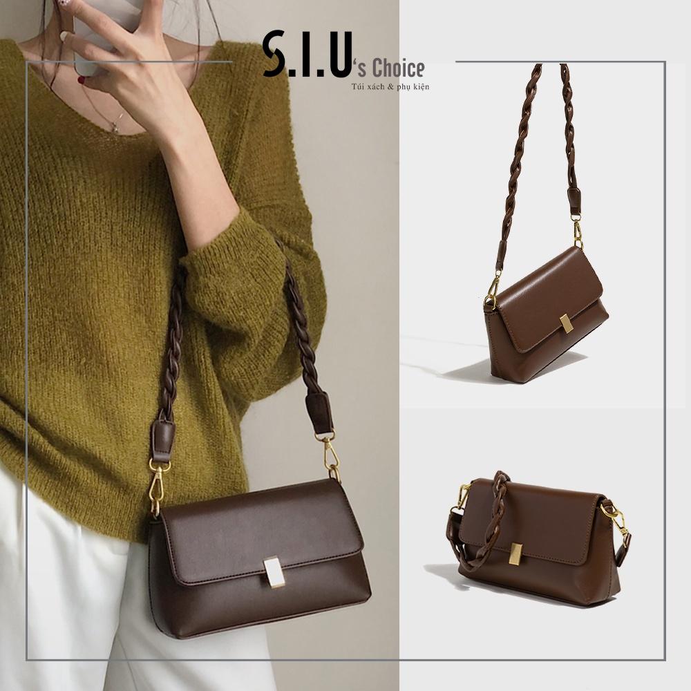 Túi xách nữ dáng nhỏ quai bện túi đeo chéo phong cách Hàn Quốc Siu's Choice - SIUBM13