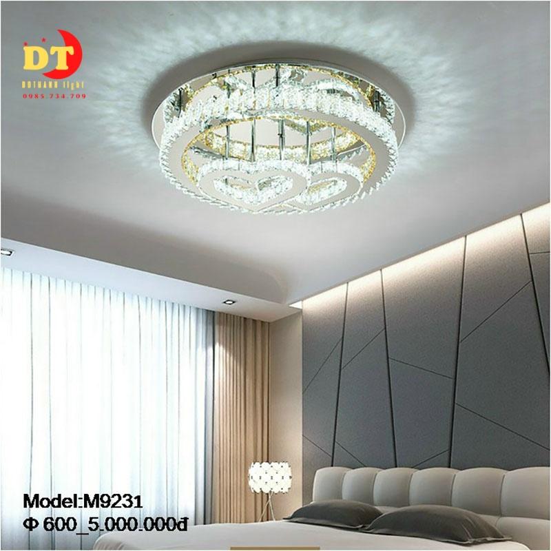 Đèn ốp trần phòng khách hiện đại HTLQ pl