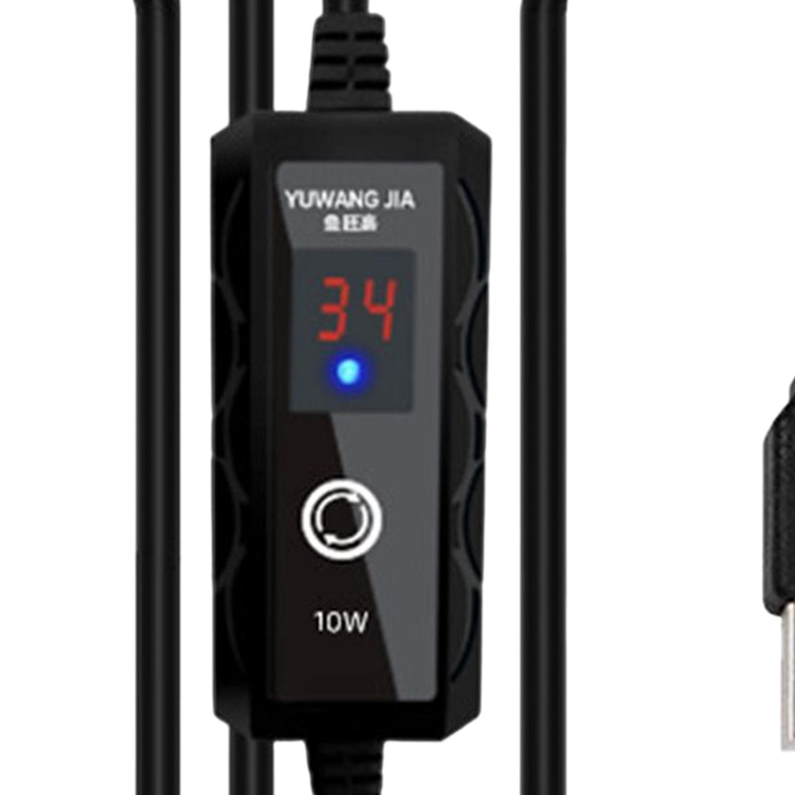 Aquarium Fish Tank Heater Heat Rod Over Temperature Protection Submersible Thermostat for Newts