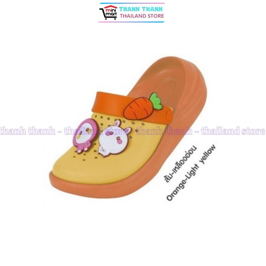 Dép Sục Thái Lan cho Bé MONOBO - HÌNH THỎ MONOKIDS - DN-01 KIDS RABBIT CARROT