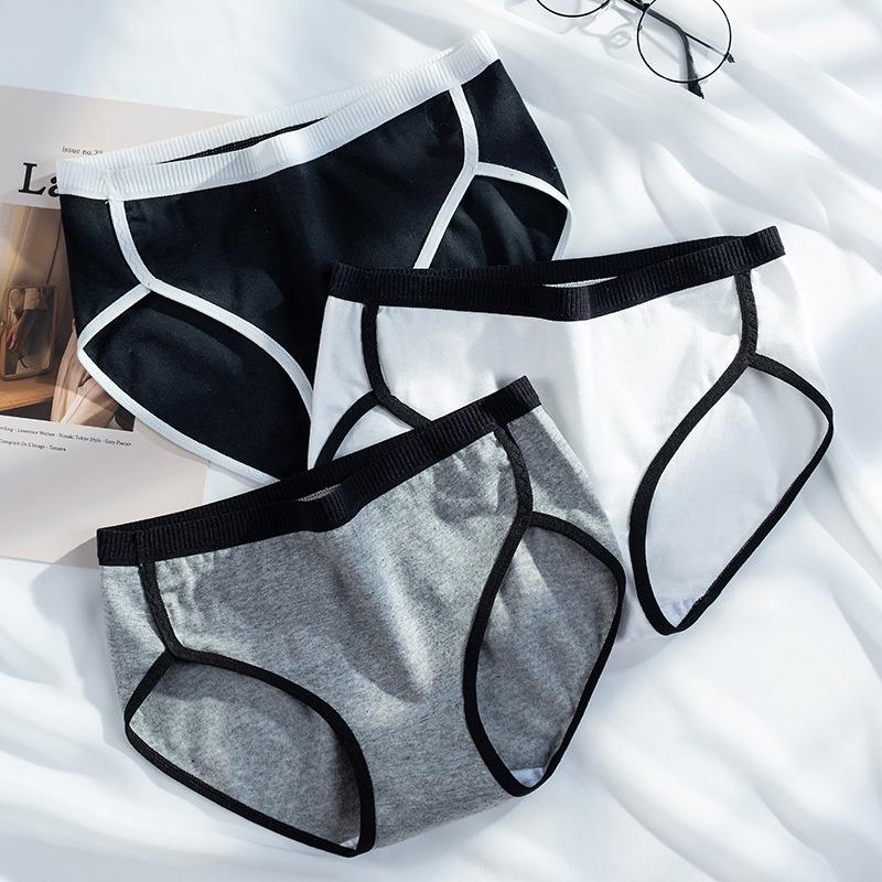 Quần lót thể thao COTTON CÓ VIỀN, thấm hút mồ hôi cực tốt, Quần lót nữ mềm mịn,chất vải dày dặn thoáng mát