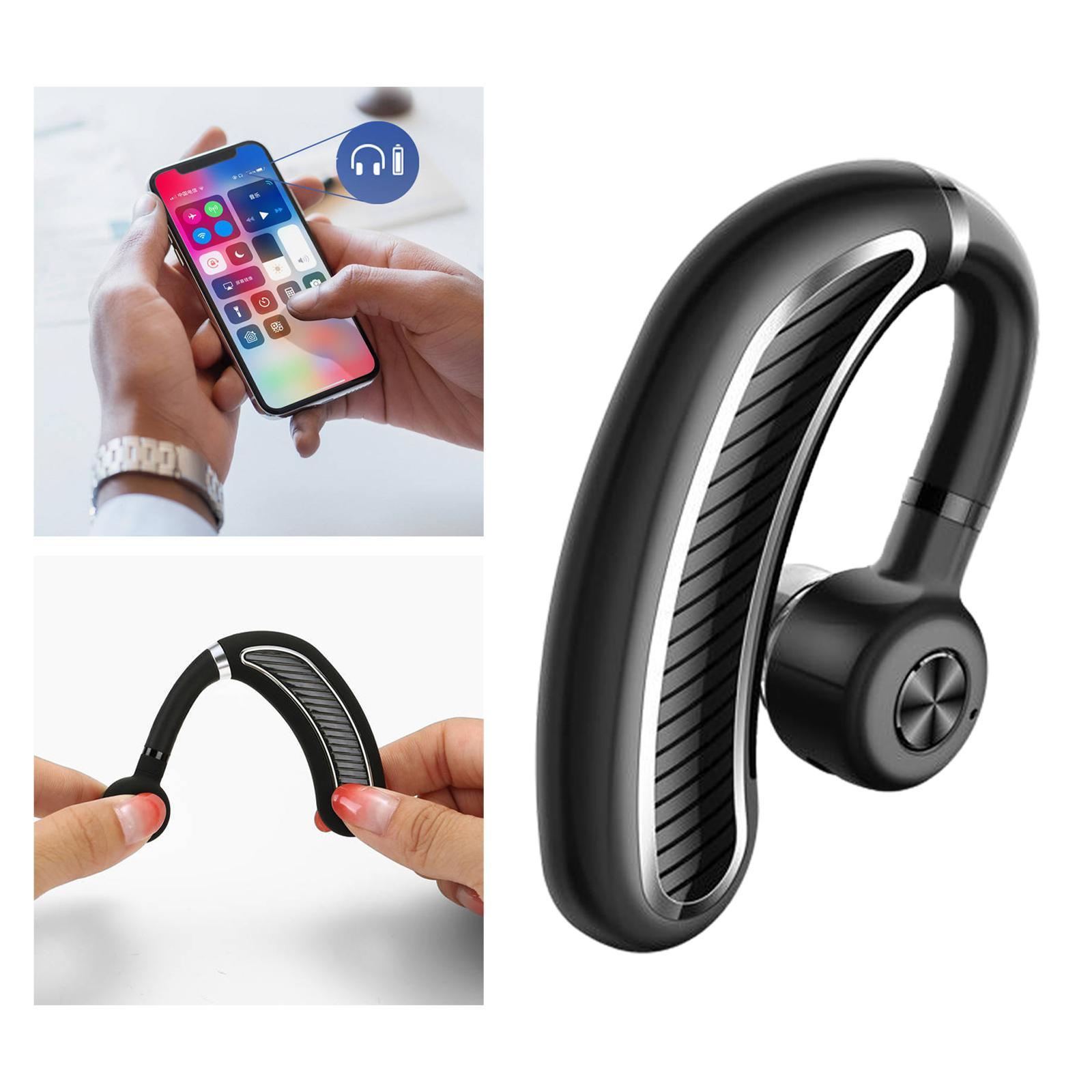 Bluetooth Earpiece Earphones Hands-Free Noise Reduction for Phones Driving
