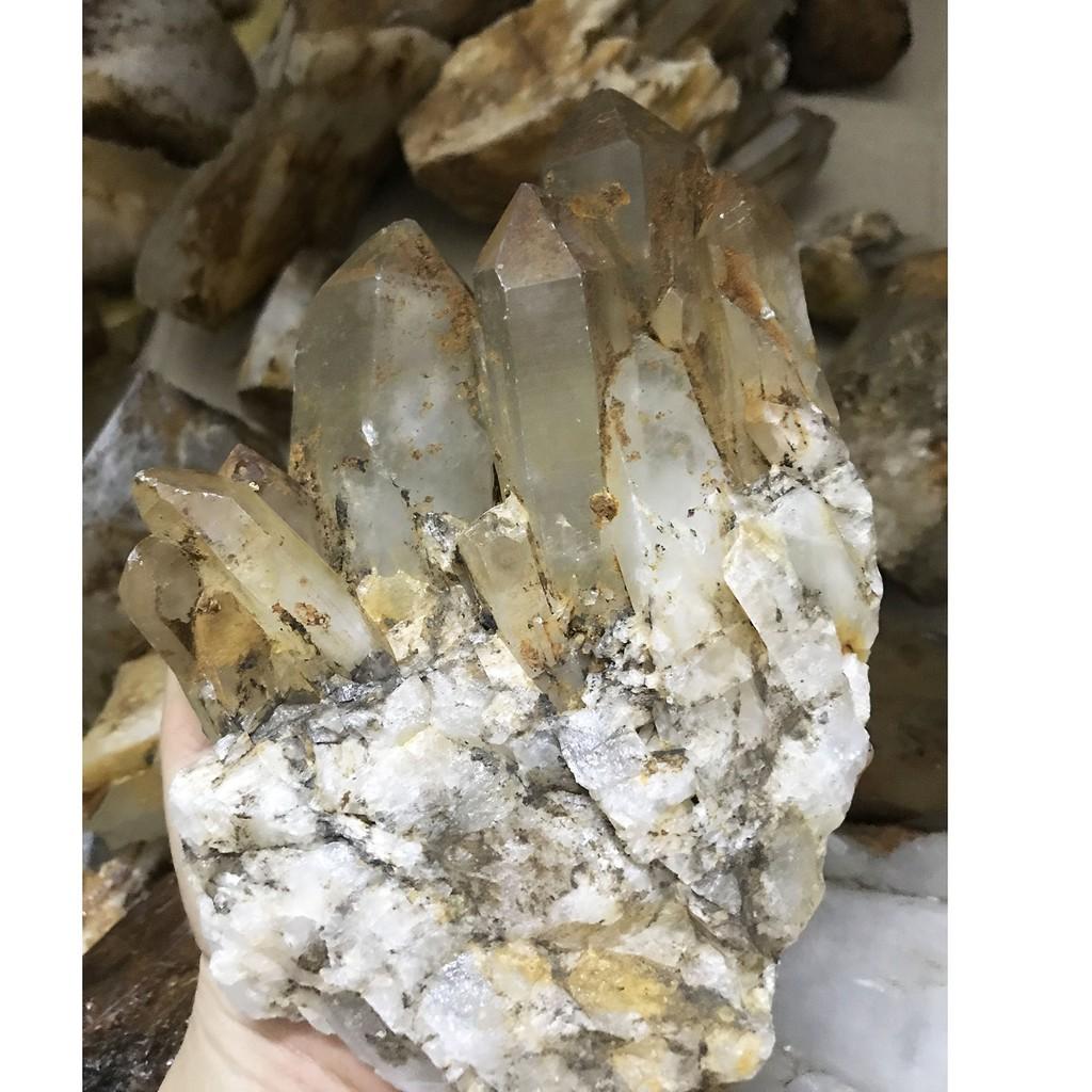 Đá Thạch - anh tinh thể nguyên khối nhiều kích thước