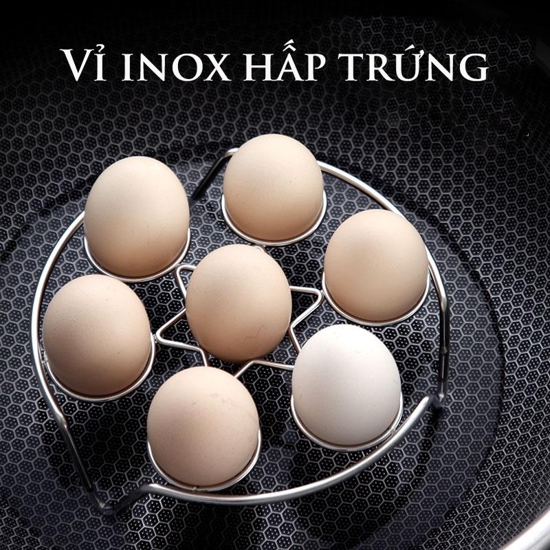 Vỉ hấp inox, Vỉ hấp xòe, Vỉ hấp gấp gọn đa năng lớn