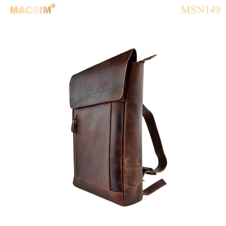 Túi da - Balo cao cấp Macsim mã MSN149