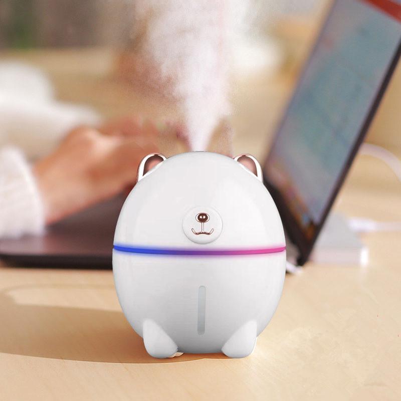Usb Gấu Máy Phun Sương Tạo Độ Ẩm Di Động Nhỏ Máy Tạo Độ Ẩm Không Khí Phun Sương Tạo Ẩm Không Khí Cho Phòng Ngủ Hương Thơm Khuếch Tán Difusor Aromaterapia
