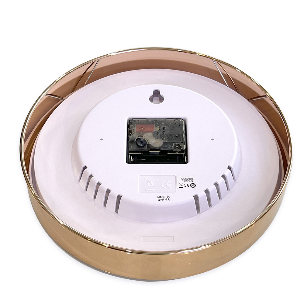 Đồng hồ Rhythm CMG606NR67- Kt 25.0 x 4.7cm, 560g. Vỏ kim loại, dùng PIN