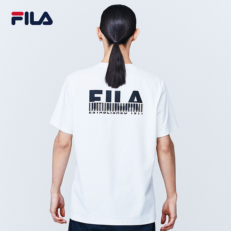 Áo Thun Unisex FILA Barcode Logo Graphic FS2RSD2207X