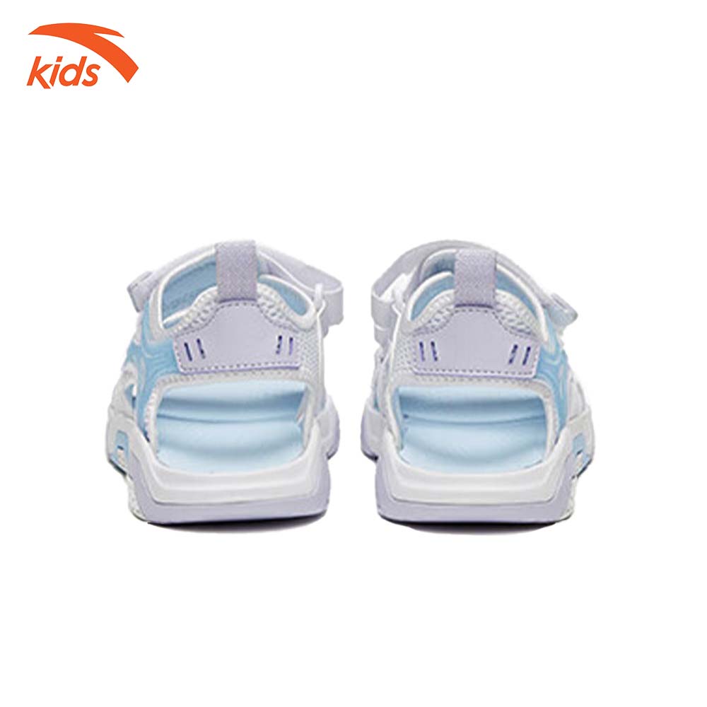 Sandals thời trang thể thao bé gái Anta Kids siêu nhẹ, quai dán tiện lợi, thoáng khí W322326921