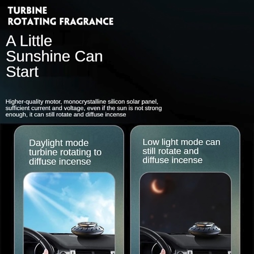 Đĩa Bay Nước Hoa Ô Tô Solar Aromatherapy Khuếch Tán