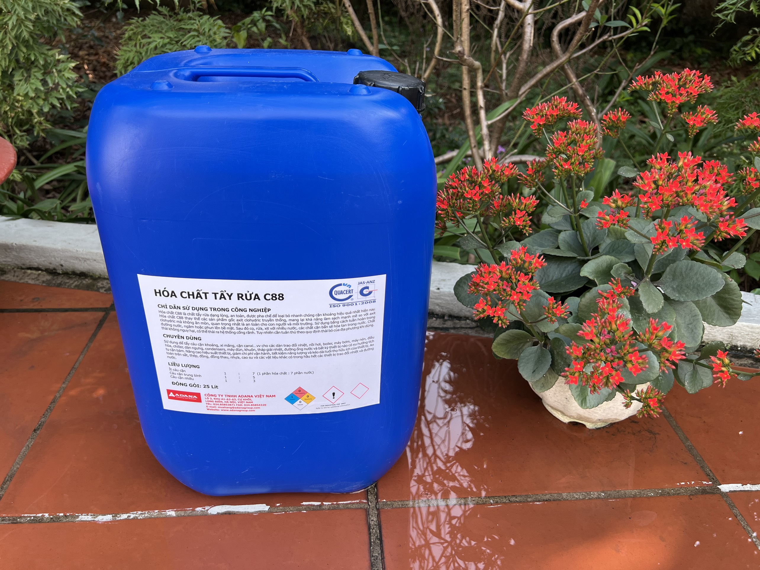 Chất Tẩy Cặn Cuộn Dây Ngưng Tụ Tháp Giải Nhiệt C88