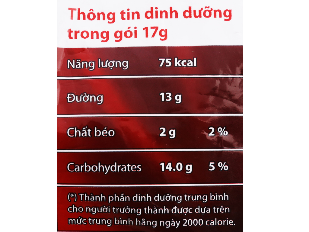 Cà phê hòa tan 3in1 Highlands Coffee 50 gói - 17g