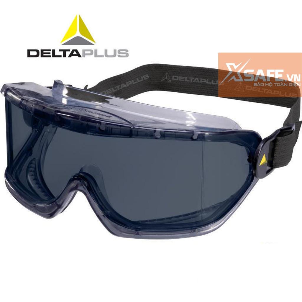Kính bảo hộ chống hóa chất Deltaplus Galeras Mắt kính chống bụi, chống đọng sương, ôm theo dáng mặt, đeo được kính cận