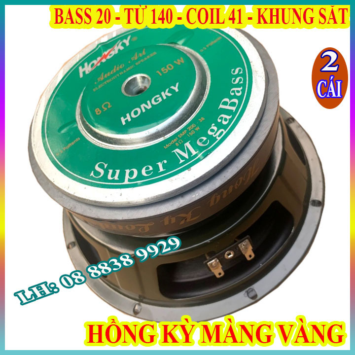 CẶP BASS 20 HỒNG KÌ VÀNG TỪ 140 COIL 41 CAO CẤP HÀNG CHÍNH HÃNG - GIÁ 2 CÁI