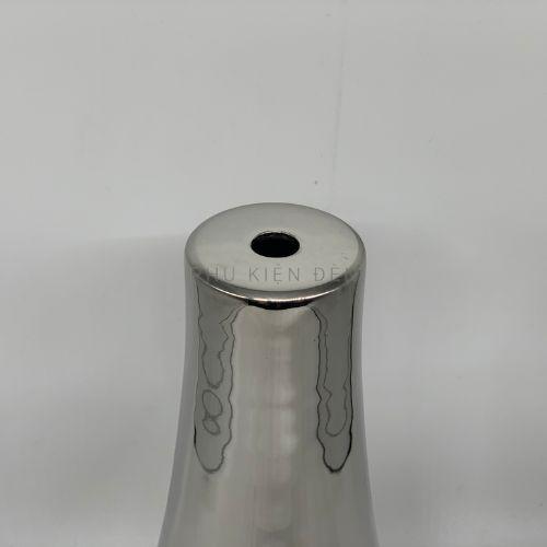Thân đèn inox dài 185mm, thân đèn bàn trang trí inox 304