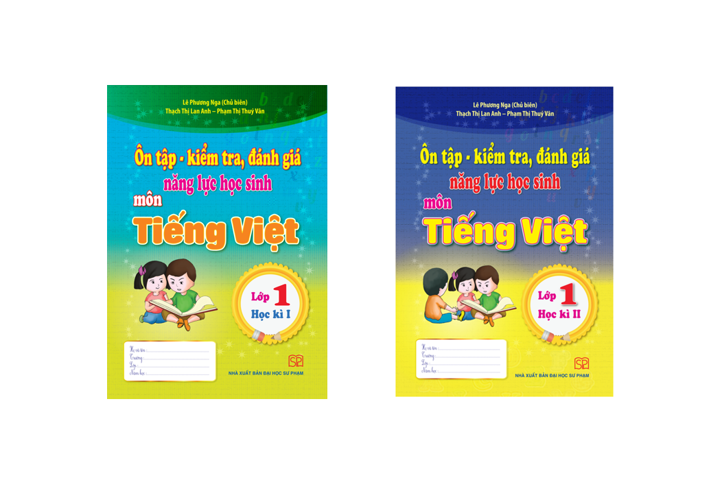 Sách - Combo ôn tập kiểm tra đánh giá năng lực học sinh môn tiếng việt 1 học kì 1 + 2