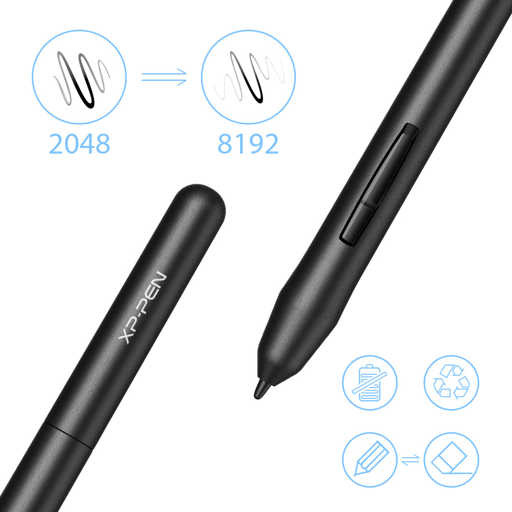 Tặng Kèm Găng Tay Vẽ - Bảng vẽ điện tử XP-PEN Star 03 V2 12INCH Bút Stylus không sạc - Hàng chính hãng - XP-Pen Star03 V2 Drawing Tablet Digital Graphics 10x6 inch for Beginner Kids with 8 Express Keys and Batter-Free P01 Stylus