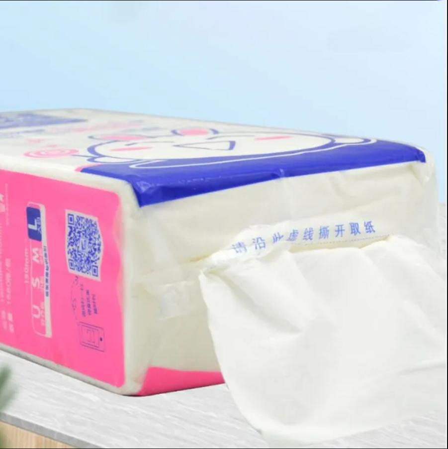 Giấy ăn rút hình chữ nhật dạng cây hình thỏ