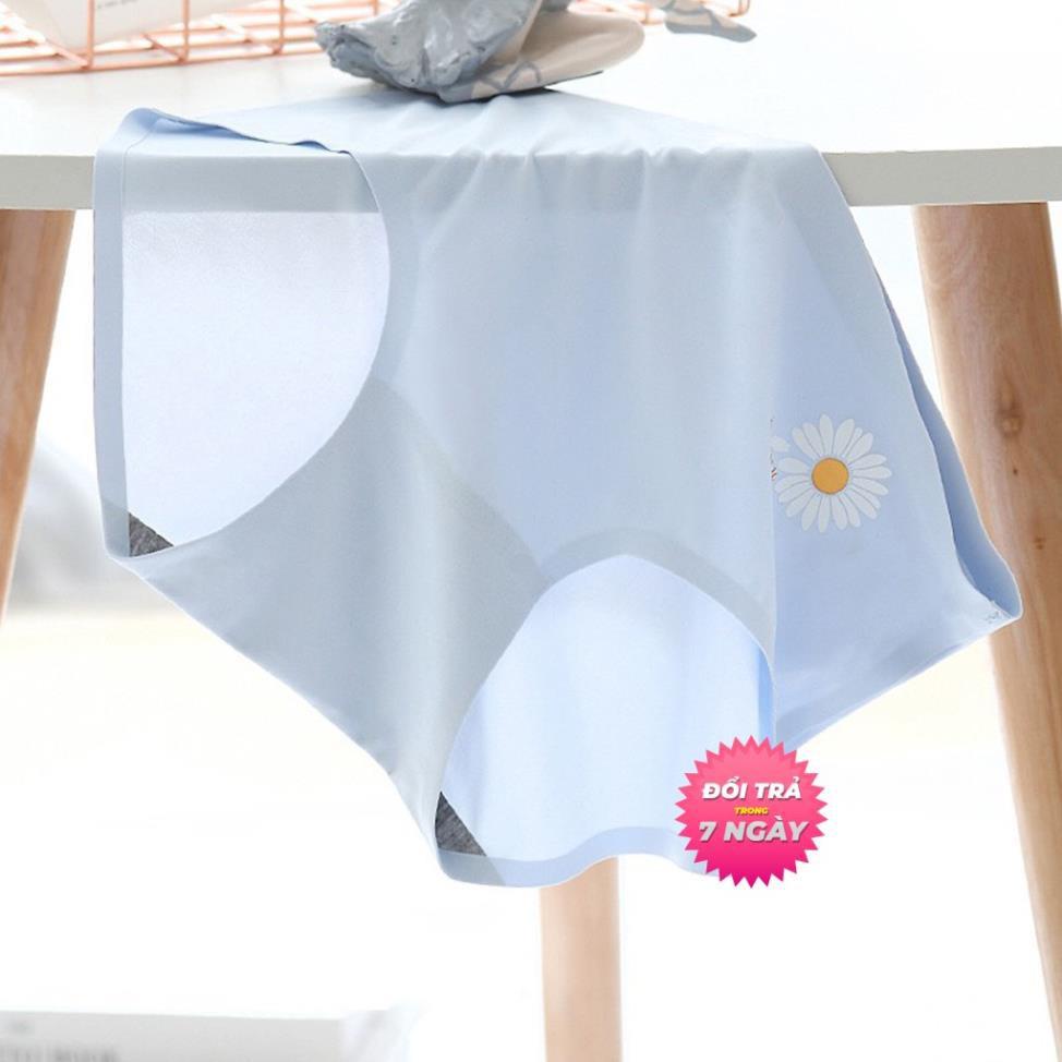 Quần Lót Nữ Quần Lót Su S3QL06 Họa Tiết Hoa Cúc Không Đường May Chất Lanh Siêu Thoáng Mát Loại Đẹp  01 Cái