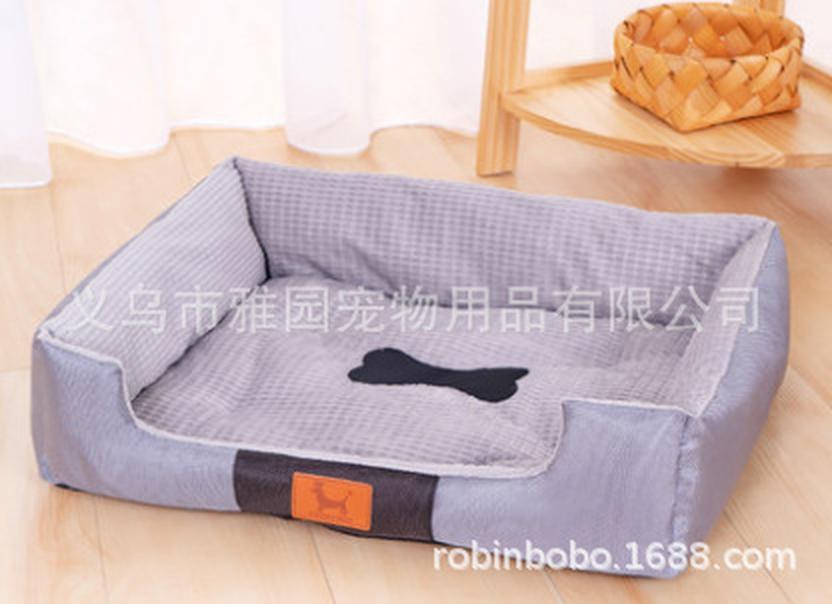 Phong cách mới nhất cũi chó bốn mùa đa năng có thể tháo rời và giặt được thảm mùa đông ấm mèo cũi giường cho chó cưng lớn chó nhỏ đồ dùng cho thú cưng