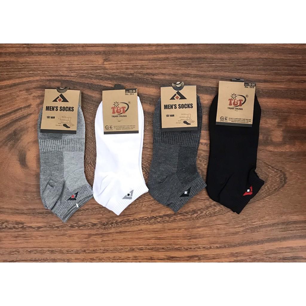 Combo 5 đôi và 10 vớ nam cổ ngắn , thương hiệu T&T TRỊNH TRUNG , thun dày Cotton , ảnh thật , bảo đảm giao đúng mẫu