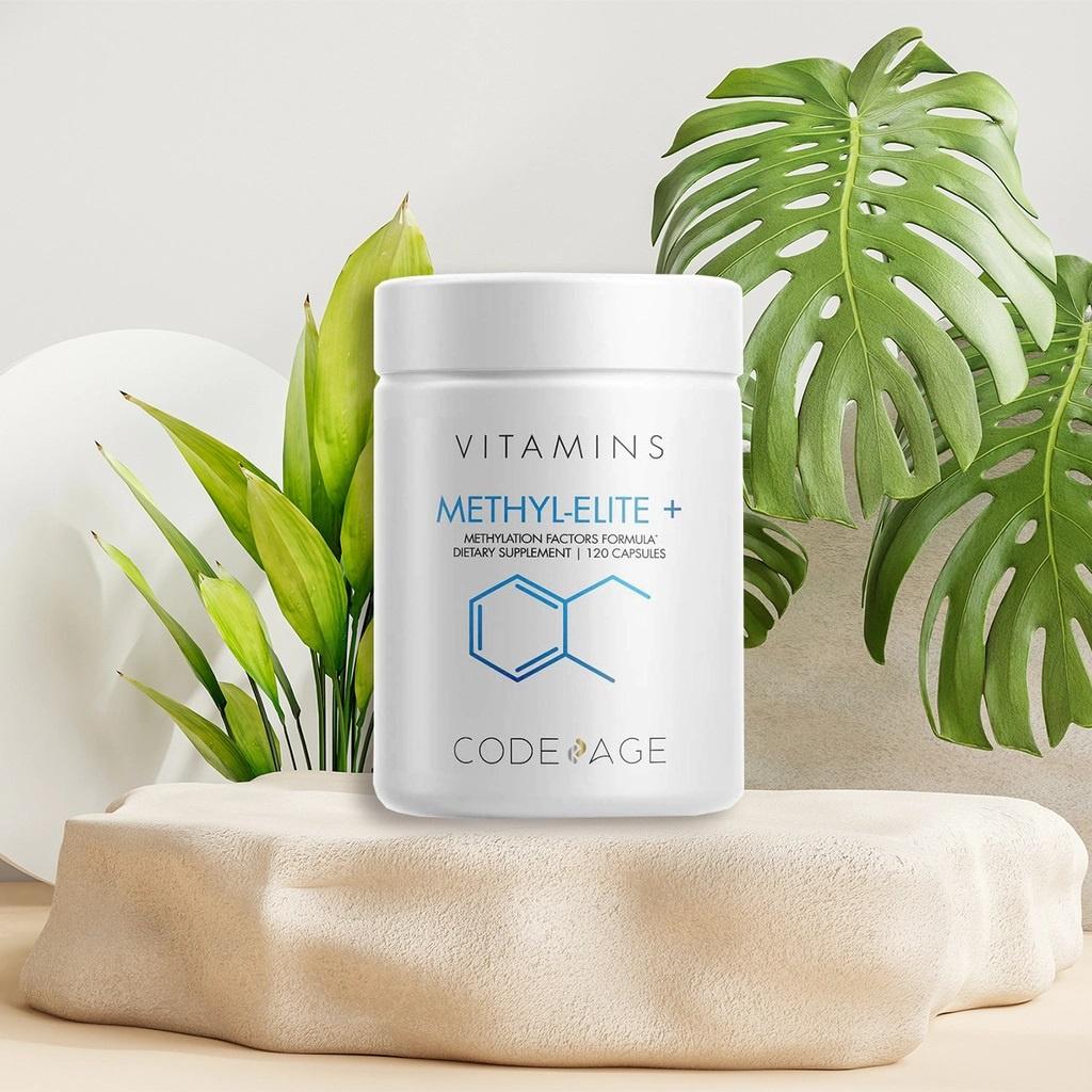 HÀNG NHẬP KHẨU-Viên Uống Bổ Não Code Age Methyl-Elite+ Giảm Stress Cải Thiện Trí Nhớ Khó Ngủ Tiền Đình Code Age Vitamins