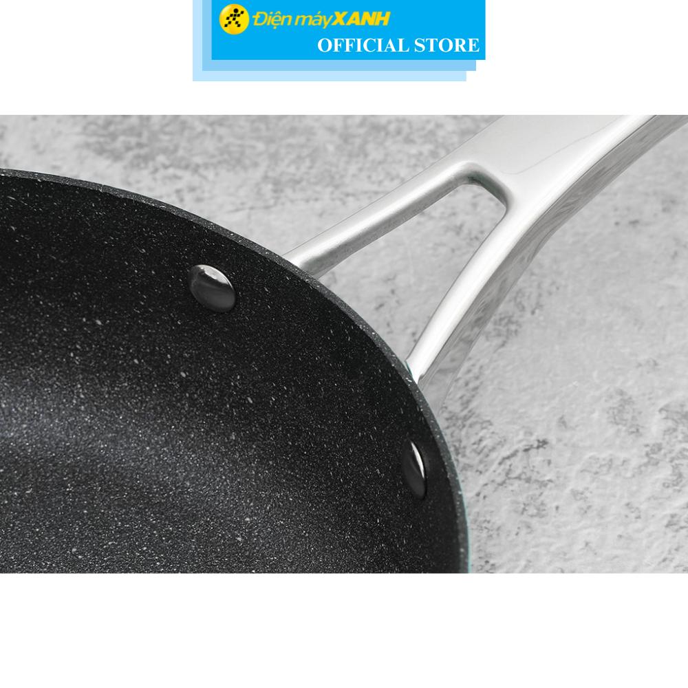 Chảo nhôm sâu chống dính vân đá đáy từ 24 cm Elmich Hera EL-8241