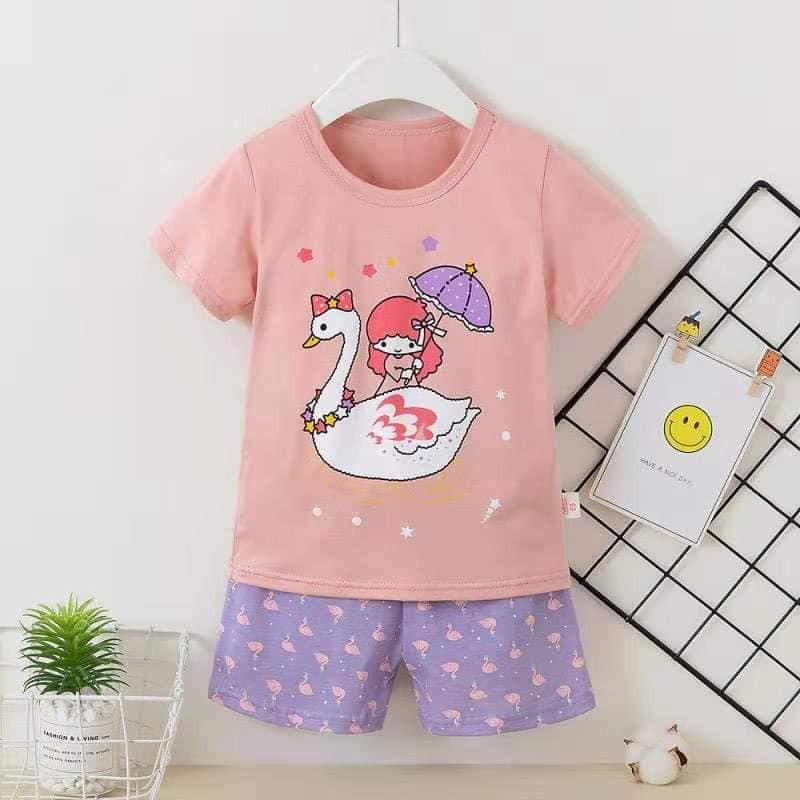 Bộ cotton xuất hàn cho bé