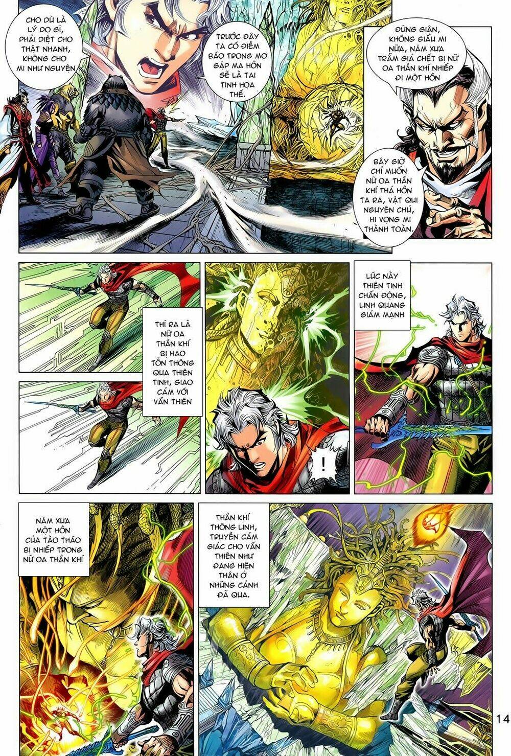 thần binh vấn thiên chapter 11 13