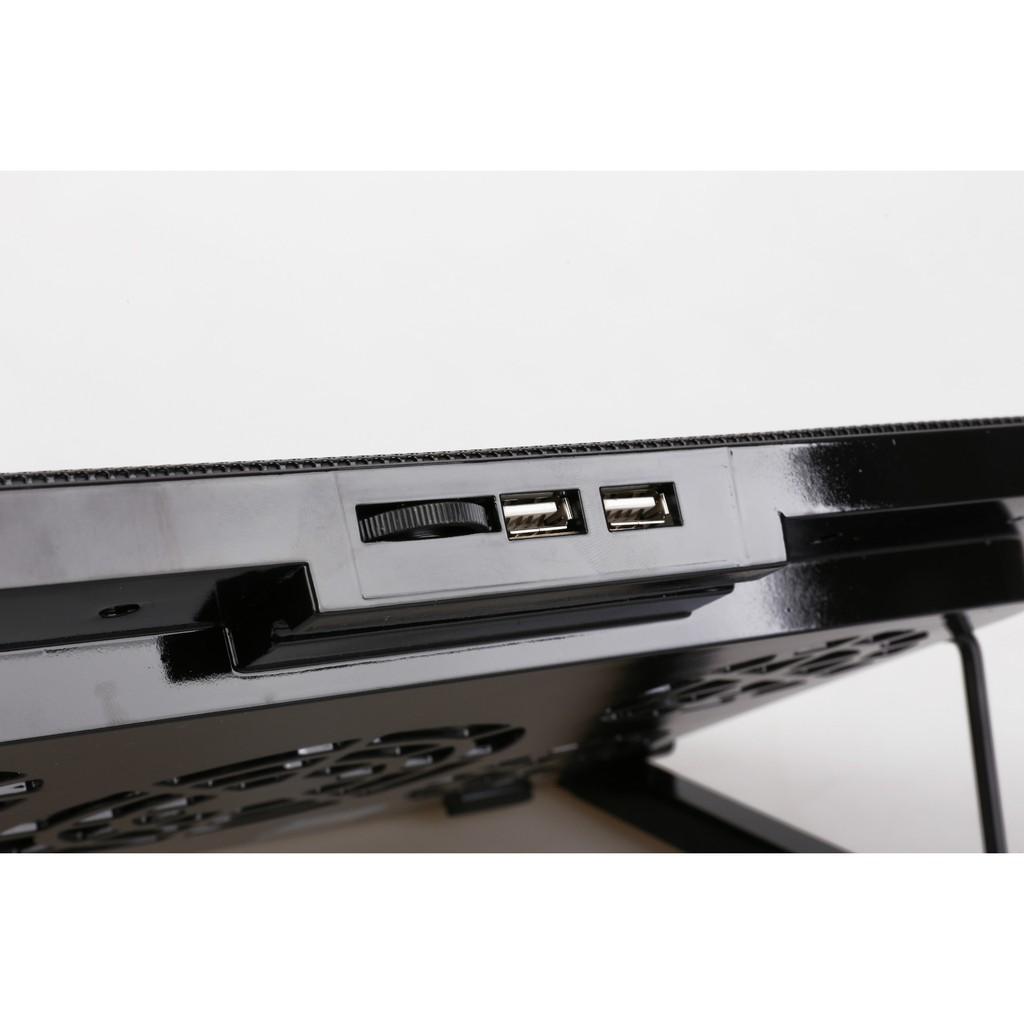 Đế Tản Nhiệt NoUXI M7 Cho Laptop Macbook 5 Quạt Tốc Độ Lớn Làm Mát Tản Nhiệt Hiệu Quả