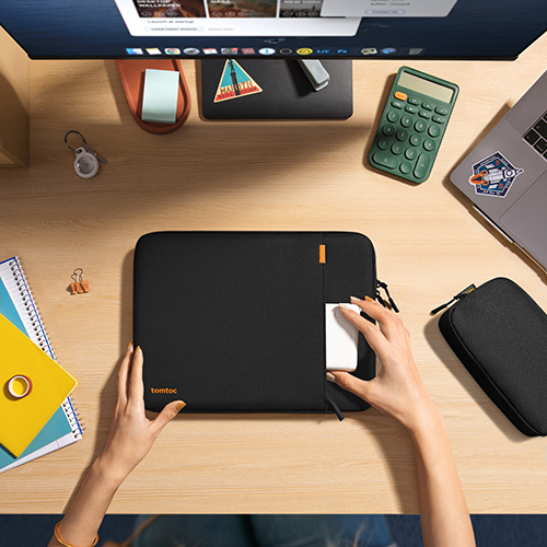 Túi chống sốc Tomtoc Defender-A13 Laptop Sleeve Kit Mbook Pro 14 inch A13D2 - Hàng chính hãng